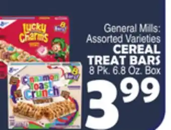 Bravo Supermarkets GENERAL MILLS CEREAL TREAT BARS offer