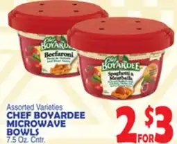Bravo Supermarkets CHEF BOYARDEE MICROWAVE BOWLS offer