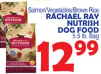Bravo Supermarkets RACHAEL RAY NUTRISH DOG FOOD offer