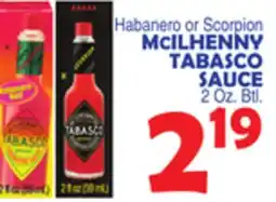 Bravo Supermarkets MCILHENNY TABASCO SAUCE offer