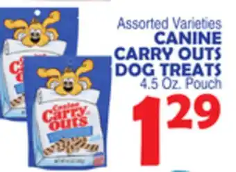 Bravo Supermarkets CANINE CARRY OUTS DOG TREATS offer