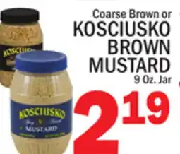 C Town KOSCIUSKO BROWN MUSTARD offer