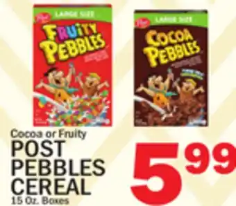 C Town POST PEBBLES CEREAL offer