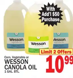 C Town WESSON CANOLA OIL offer