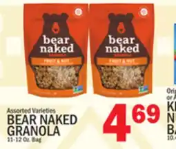 C Town BEAR NAKED GRANOLA offer