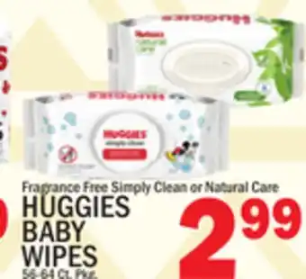 C Town HUGGIES BABY WIPES offer