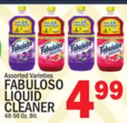 C Town FABULOSO LIQUID CLEANER offer