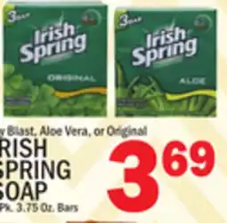 C Town IRISH SPRING SOAP offer