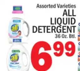 C Town ALL LIQUID DETERGENT offer
