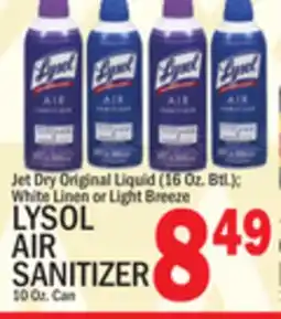 C Town LYSOL AIR SANITIZER offer