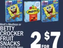 C Town BETTY CROCKER FRUIT SNACKS offer