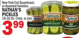 C Town NATHAN'S PICKLES offer
