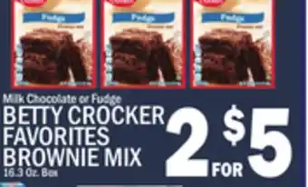 C Town BETTY CROCKER FAVORITES BROWNIE MIX offer