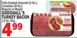 C Town GODSHALL'S TURKEY BACON 12 Oz. Pkg offer