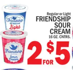 C Town FRIENDSHIP SOUR CREAM offer