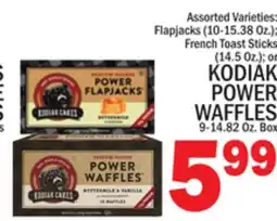 C Town KODIAK POWER WAFFLES offer