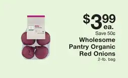 Fairway Store Market Organic Red Onions offer