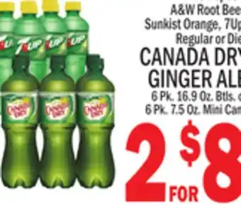 C Town CANADA DRY GINGER ALE offer