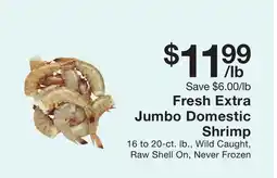 Fairway Store Market Fresh Extra Jumbo Domestic Shrimp offer
