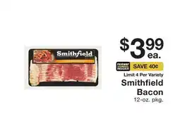Fairway Store Market Smithfield Bacon offer