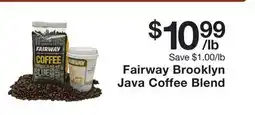 Fairway Store Market Fairway Brooklyn Java Coffee Blend offer