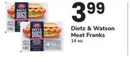 ACME Dietz & Watson Meat Franks offer
