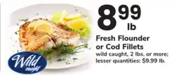 ACME Fresh Flounder or Cod Fillets offer