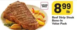 ACME Beef Strip Steak Bone -In offer