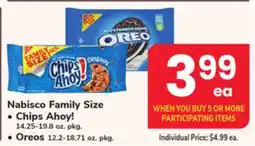 ACME Nabisco Family Size • Chips Ahoy! 14.25-19.8 oz. pkg. • Oreos 12.2-18.71 oz. pkg offer