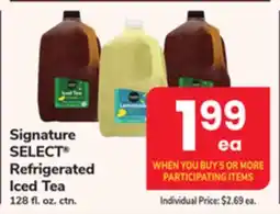 ACME Signature SELECT Refrigerated Iced Tea offer