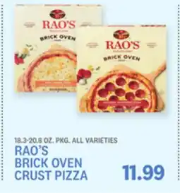 Kings Food Markets RAO'S BRICK OVEN CRUST PIZZA offer