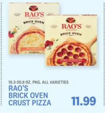 Kings Food Markets RAO'S BRICK OVEN CRUST PIZZA offer