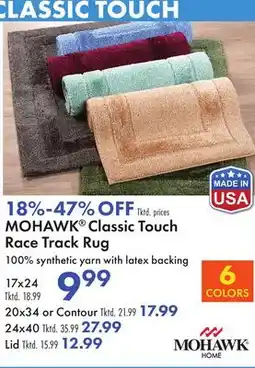 Boscov's MOHAWK Classic Touch Race Track Rug offer