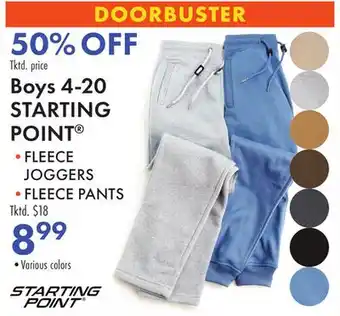 Boscov's Boys 4-20 STARTING POINT offer