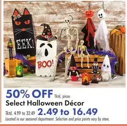 Boscov's Select Halloween Décor offer