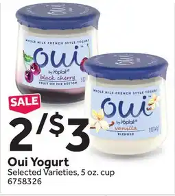 Stop&Shop Oui Yogurt offer