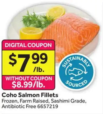 Stop&Shop Coho Salmon Fillets offer