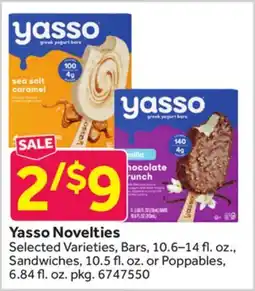 Stop&Shop Yasso Novelties offer
