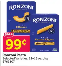 Stop&Shop Ronzoni Pasta offer