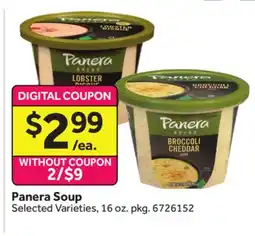 Stop&Shop Panera Soup offer