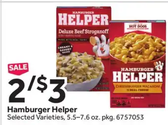 Stop&Shop Hamburger Helper offer