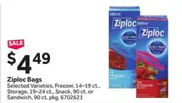 Stop&Shop Ziploc Bags offer