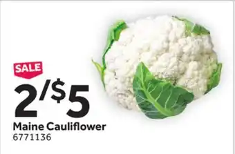 Stop&Shop Maine Cauliflower offer