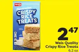 Weis Markets Weis Quality Crispy Rice Treats offer