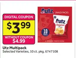 Stop&Shop Utz Multipack offer