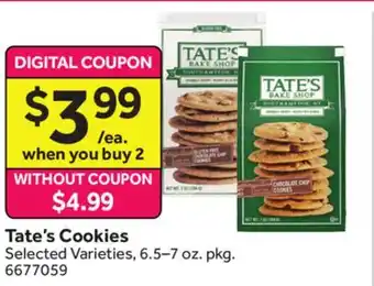 Stop&Shop Tate's Cookies offer