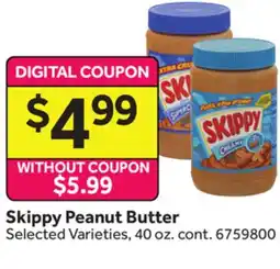 Stop&Shop Skippy Peanut Butter offer