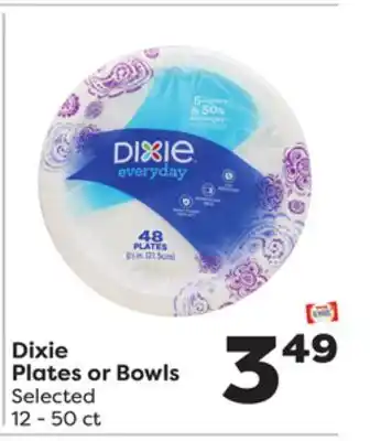 Weis Markets Dixie Plates or Bowls offer