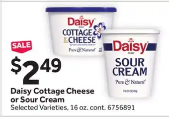 Stop&Shop Daisy Cottage Cheese or Sour Cream offer