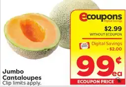 Weis Markets Jumbo Cantaloupes offer